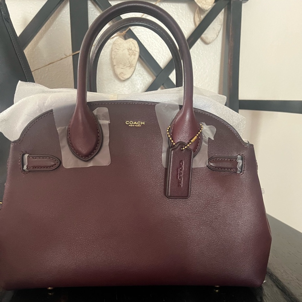❌❌ NOT AVAILABLE Brand New! Coach Empire 28 Soft Leather In The Color Merlot